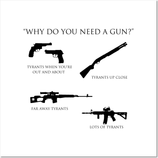 Why do you need a gun? Posters and Art